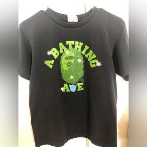 A Bathing Ape Black Short Sleeve Tee